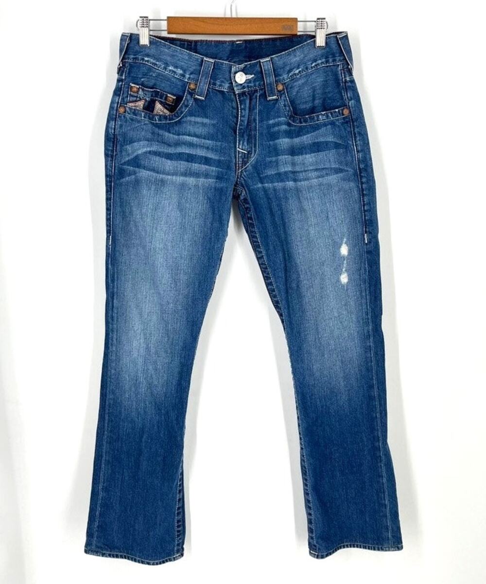 Vintage Mens True Religion Jeans Horseshoe 31 x 29 USA Straight